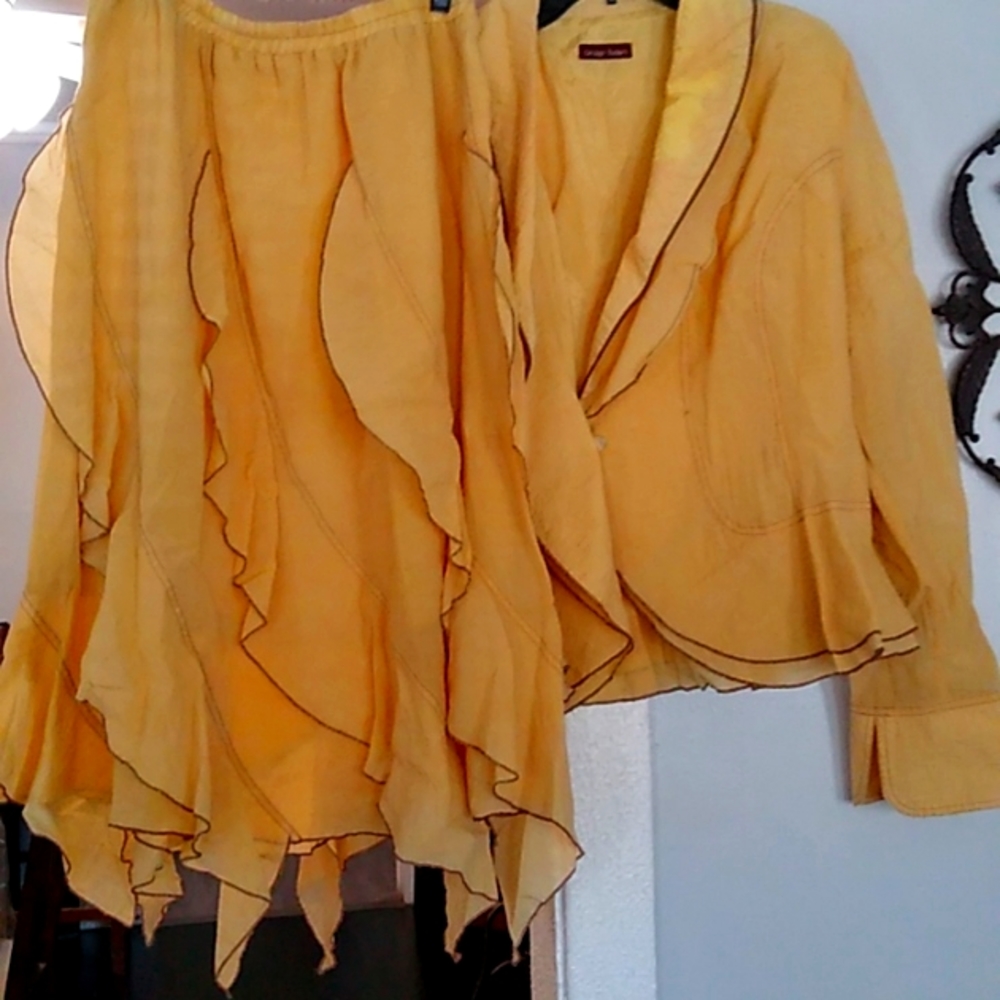 2 piece rayon ladies suit